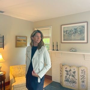 Fabulous Vegan Faux Leather embroidered jacket